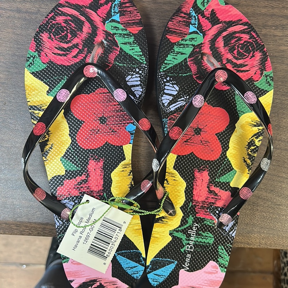 Vera Bradley - Flip Flops (Havana Rose) - Picture 4 of 5